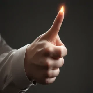 pointing finger png