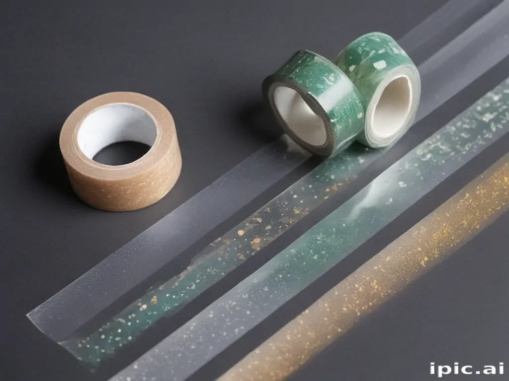 transparent washi tape png