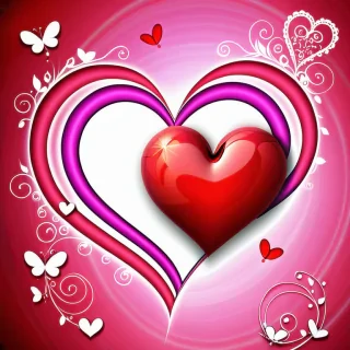 beautiful heart wallpaper