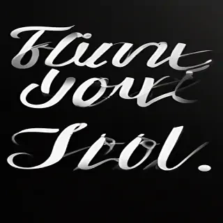 thank you in black and white