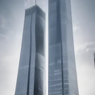 twin towers transparent