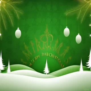 christmas wallpaper green