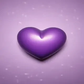 purple aesthetic heart