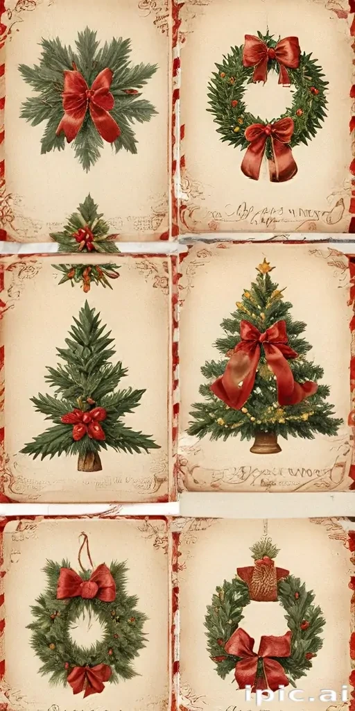 printable vintage christmas images