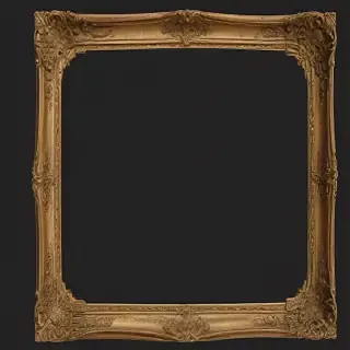 golden frame png transparent