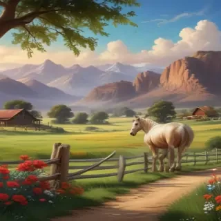 ranch background