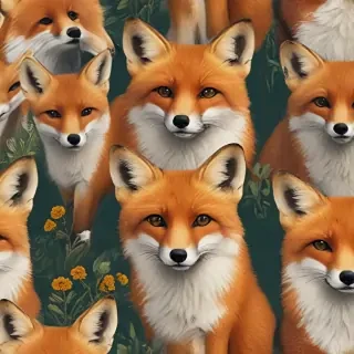 background fox