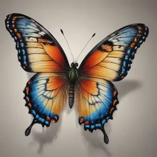butterfly drawing picture