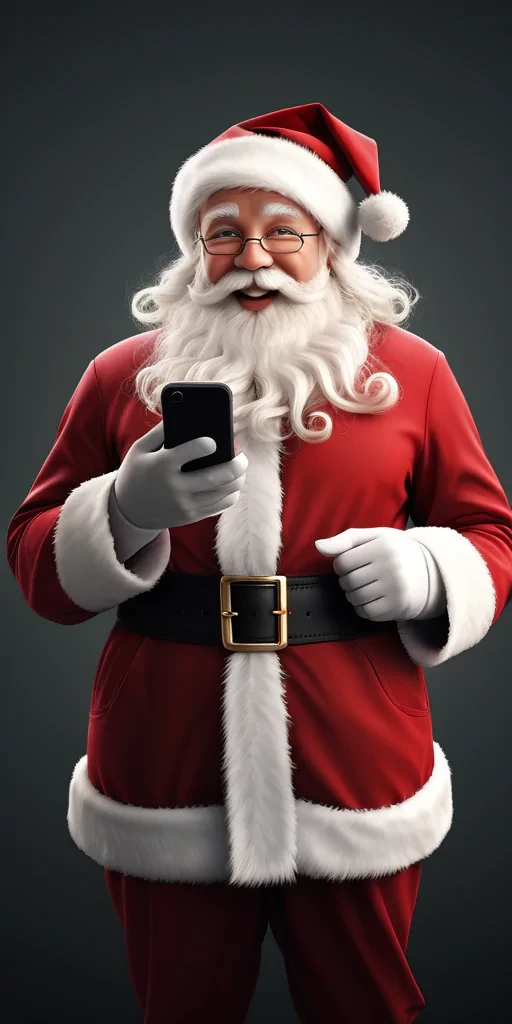 santa iphone wallpaper