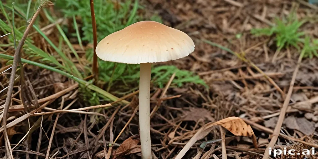 thin stemmed mushroom