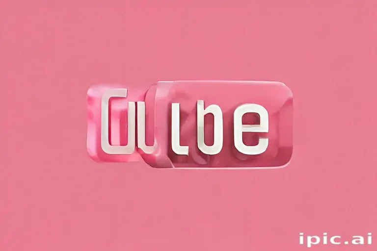 pink youtube logo