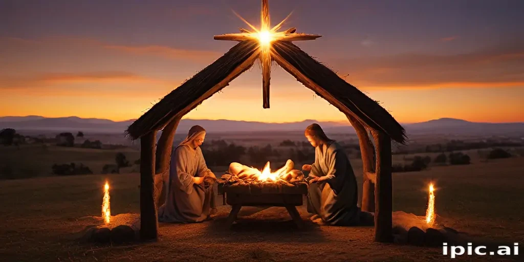 manger scene images free