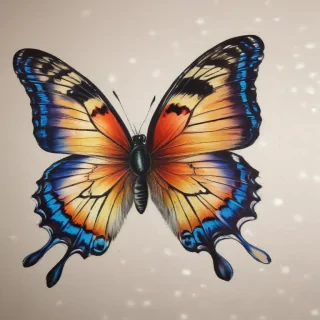 picture of a butterfly drawing