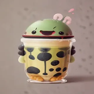cute boba wallpaper