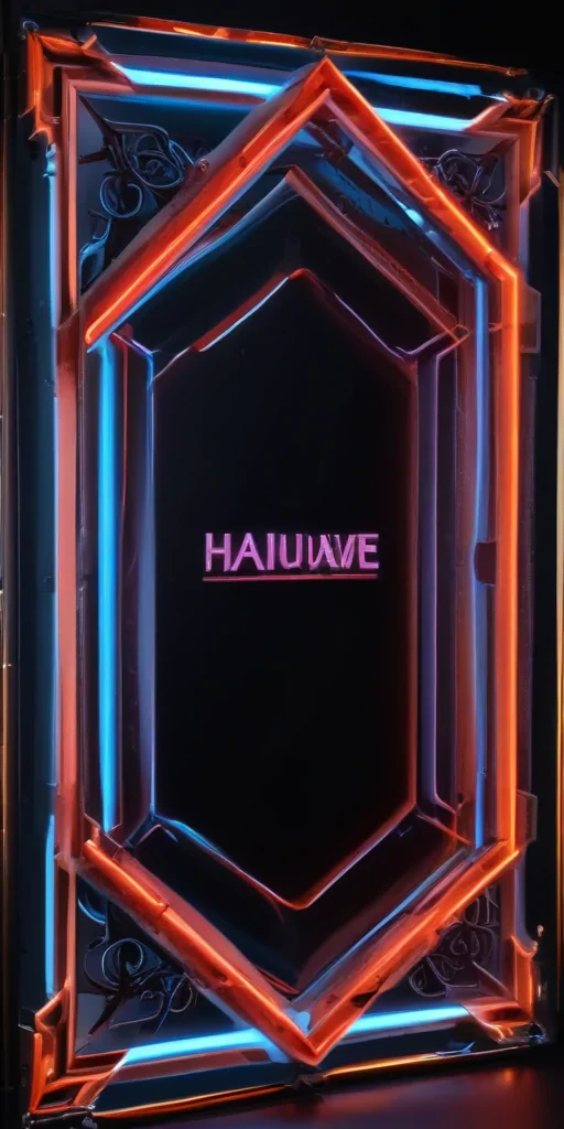 neon frame