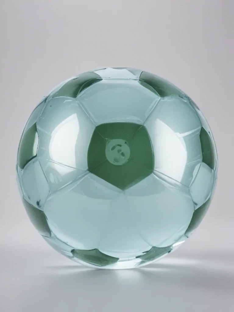 transparent soccer ball
