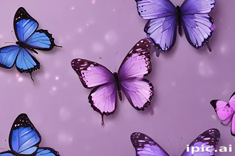 purple butterfly wallpaper aesthetic