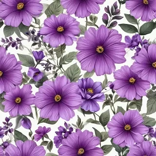 purple flowers png