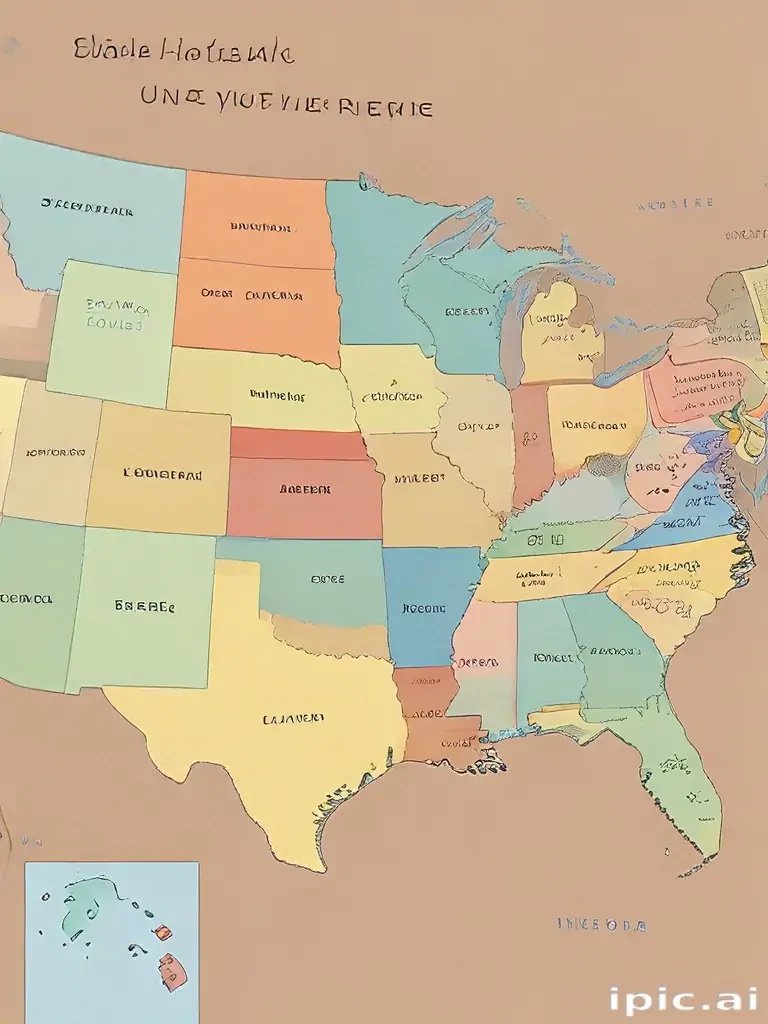 us states on a map