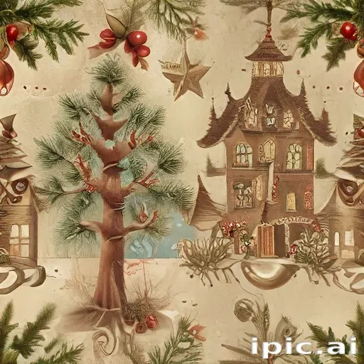 antique christmas images