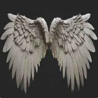 realistic angel wings png