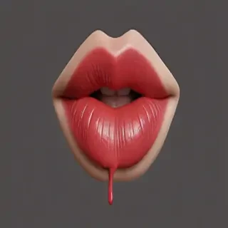 lipstick mark png