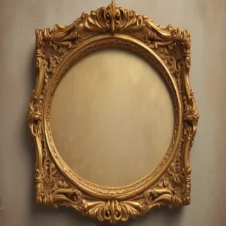 fancy gold frame