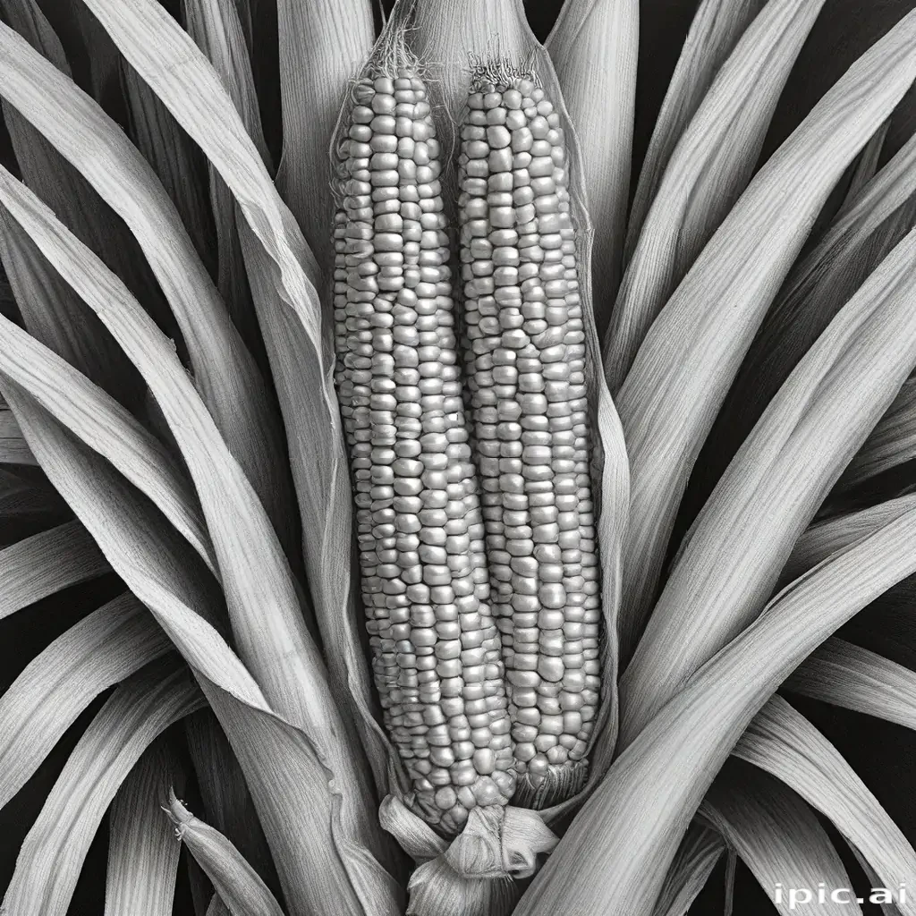 corn drawing
