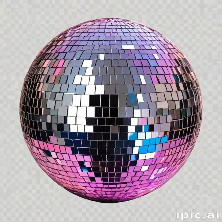 transparent background disco ball png