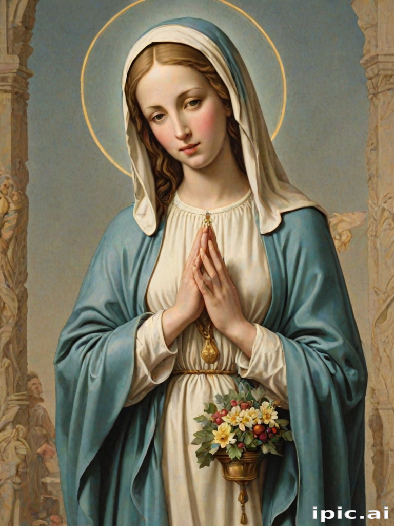 virgin mary clipart