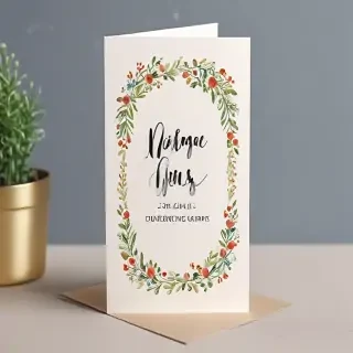 greeting card mockup