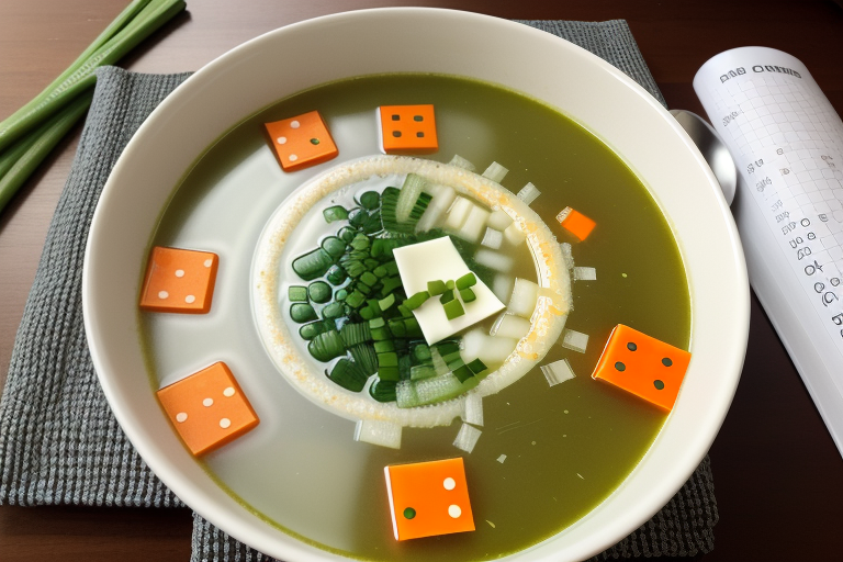 soup that can be topped with nori crossword