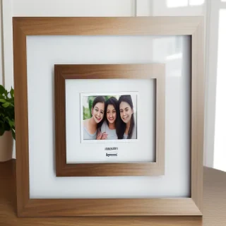 transparent picture frame