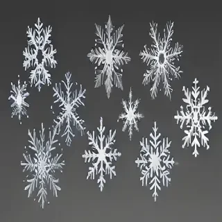 snow flakes png