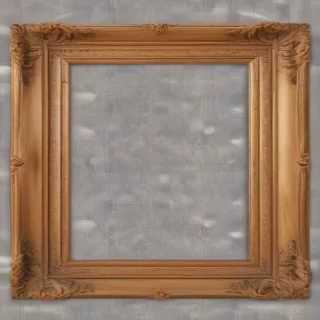 wooden picture frame png