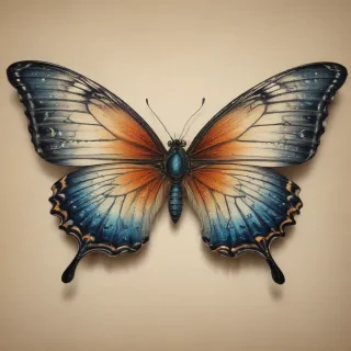 buterfly sketch
