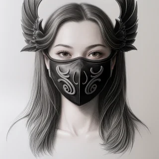 mask drawing
