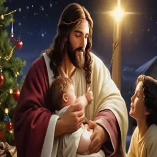 merry christmas jesus images