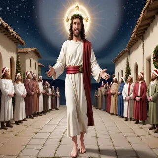 christmas picture of jesus