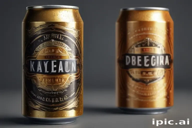 beer can mockup