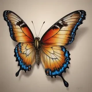 butterfly drawing picture