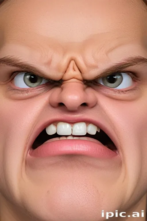 angry face