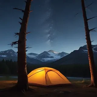 camping background