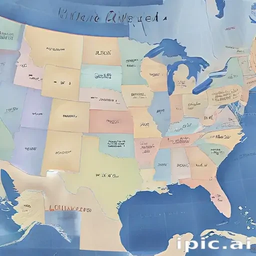 united states of america map