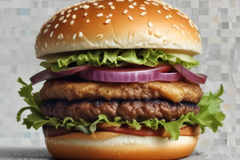 hamburger clipart black and white
