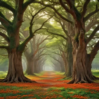 trees background