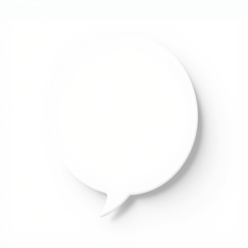 Create a clean and simple vector graphic of a speech bubble with rounded edges using a high-resolution background, camera settings at ISO 100, aperture f/8, 24mm lens, overhead view, in a digital illustration style using a DSLR camera.