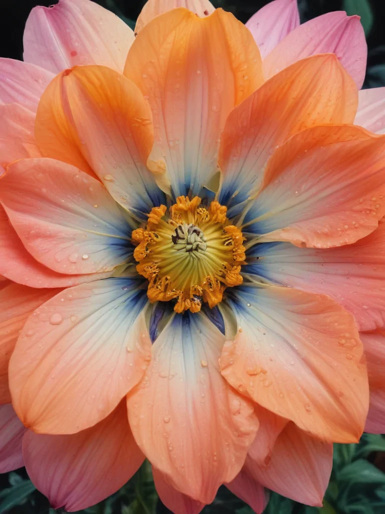 flower drawings with color