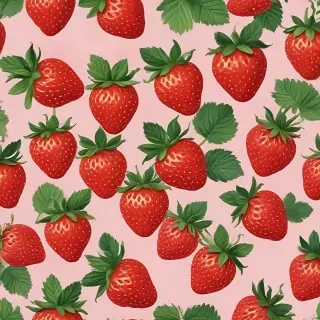 aesthetic strawberry wallpaper