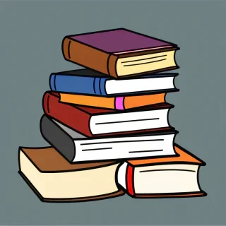 book stack clip art